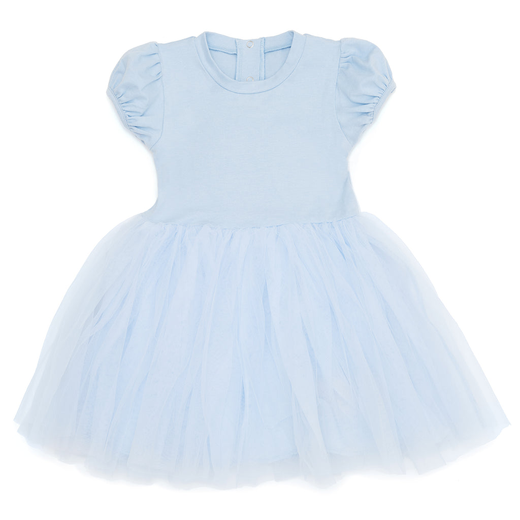 Cotton Pigs | Powder Blue Mini Tutu Dress