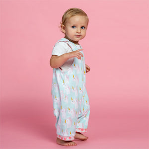 Unicorns and Apples Organic Reversible Romper