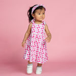 Giraffes and Strawberries Organic Reversible Dress