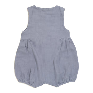 Blueberry Muslin Bubble Romper