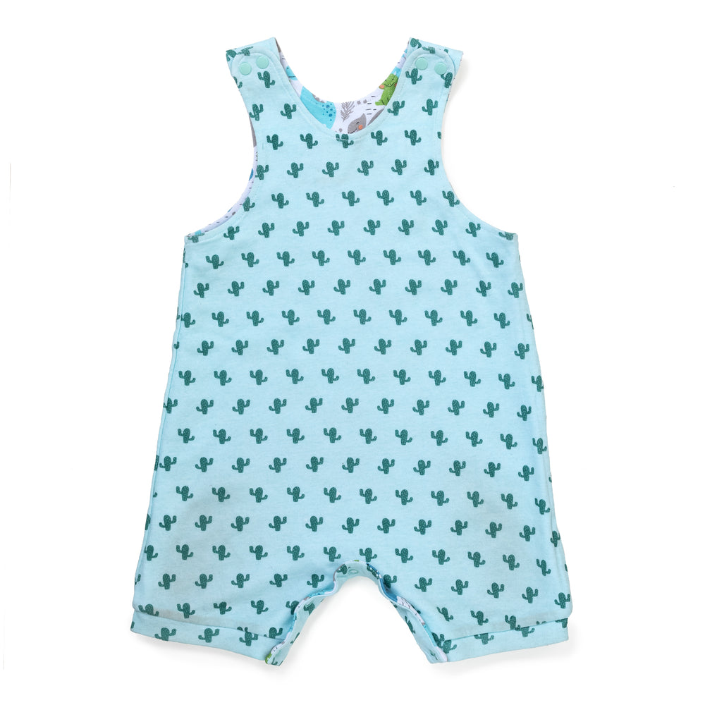 Dino and Cactus Organic Reversible Romper