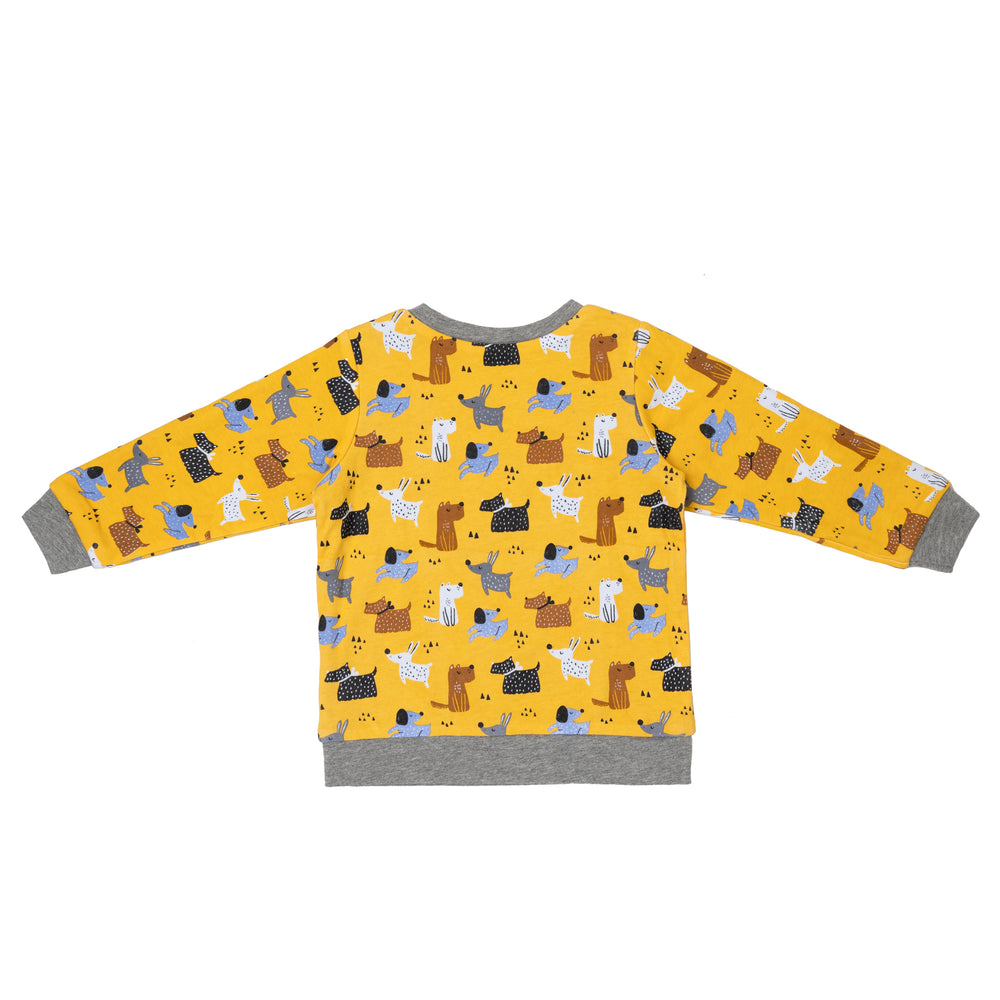 Colourful Dogs Reversible Jumper