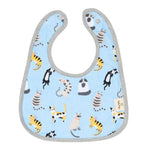 Funny Cats Organic Reversible Bib