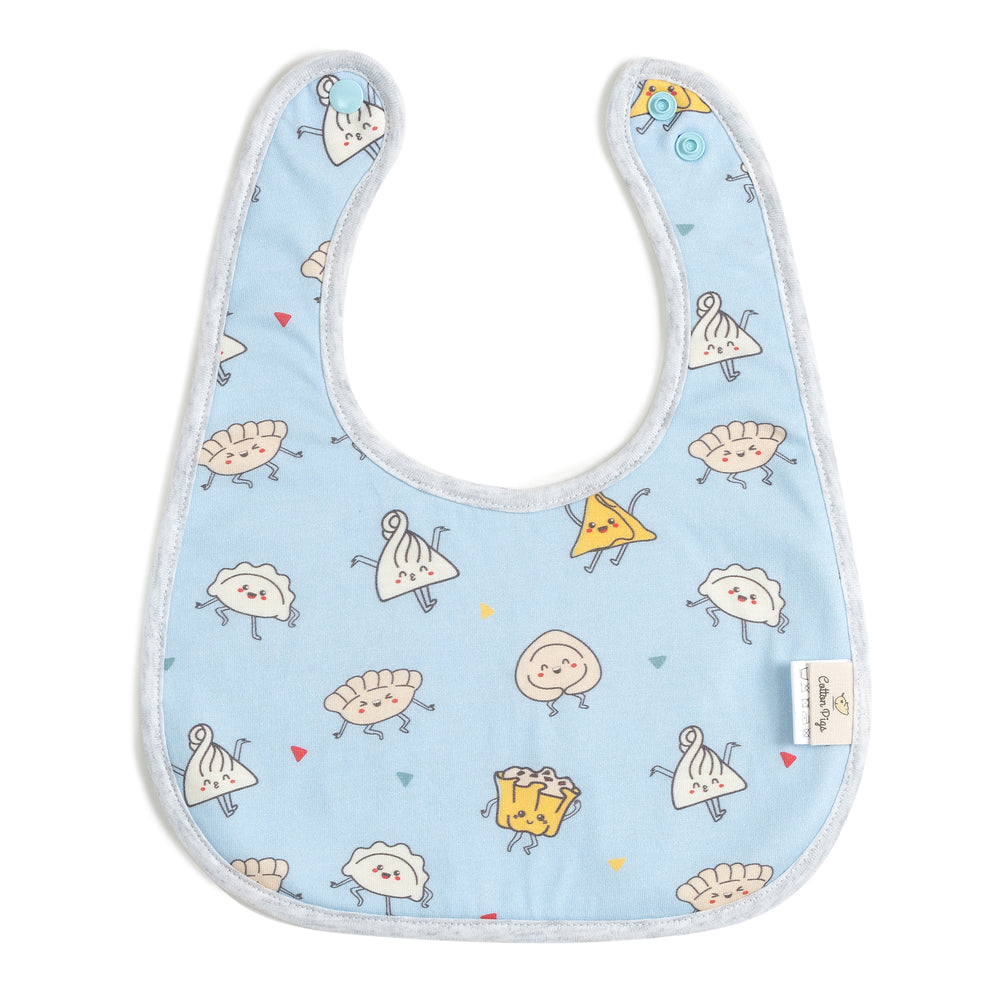 Dancing Dumplings Organic Reversible Bib