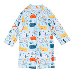 Gentle Whales Rash Guard Baby Toddler Swimsuit