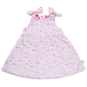 Giraffes and Strawberries Organic Reversible Dress