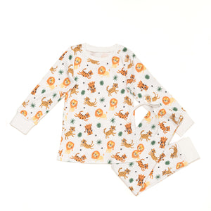 
            
                Load image into Gallery viewer, Jungle Cats Organic PJ Set
            
        