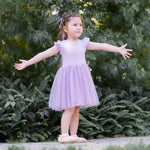 Lavender Mini Tutu Dress