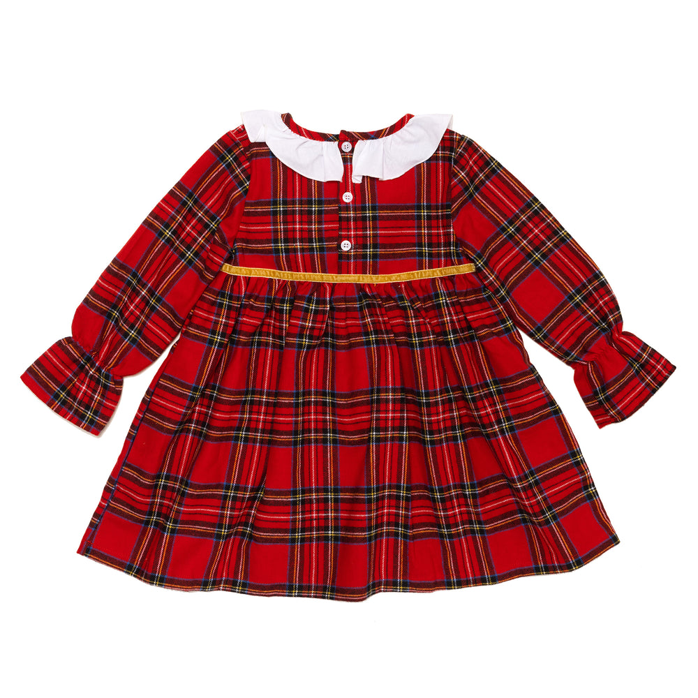 Little Girl's Red Tartan Dress