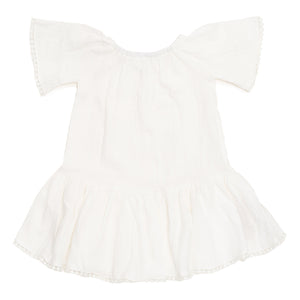 
            
                Load image into Gallery viewer, Little Girl&amp;#39;s Vanilla Muslin Dress
            
        