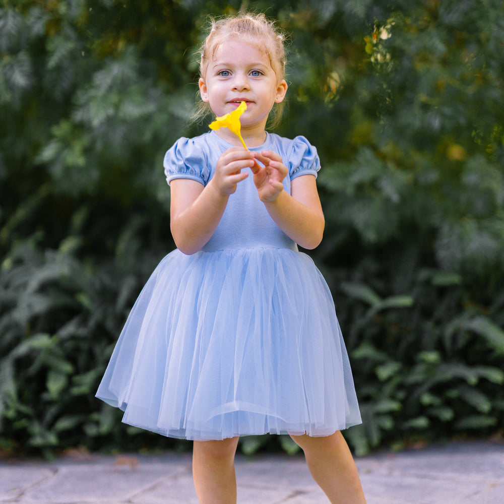 Powder Blue Mini Tutu Dress