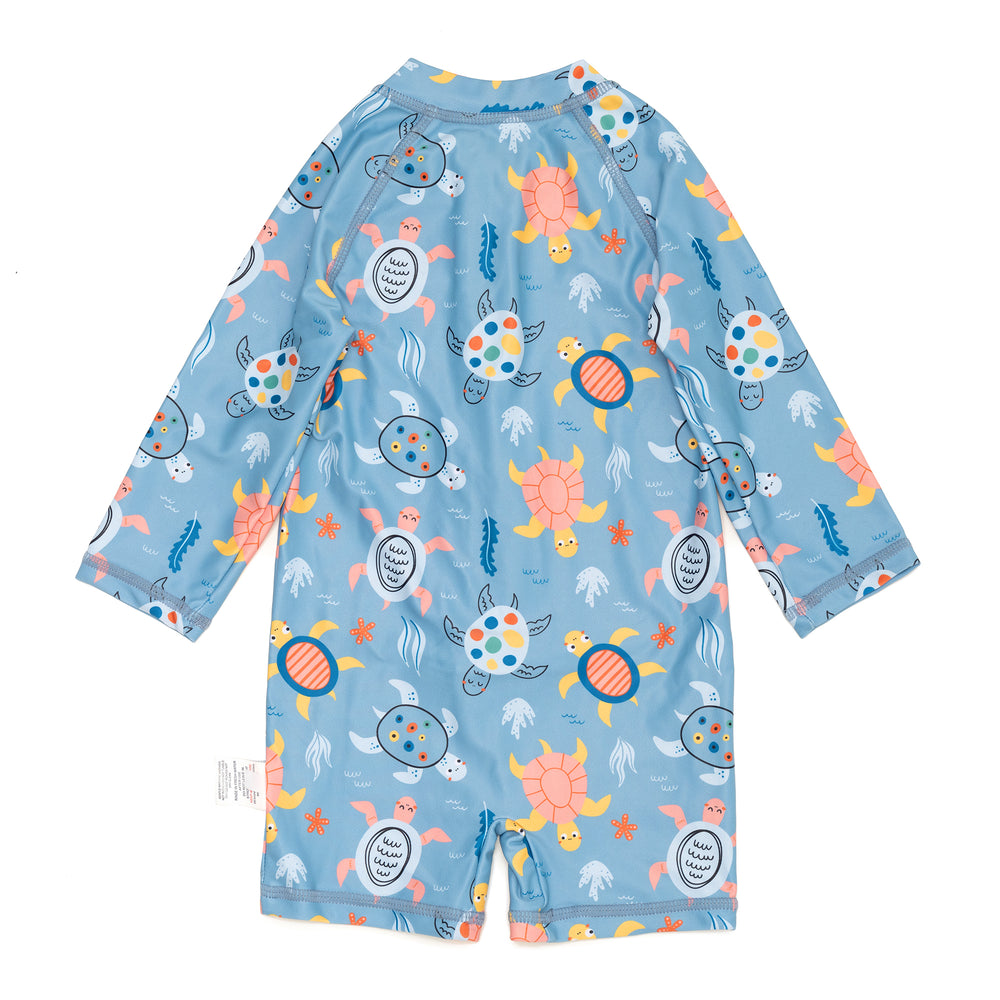 Sea Turtles Rash Guard Baby Toddler Swimsuit